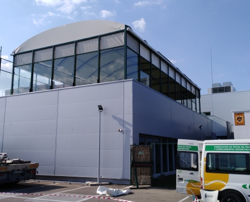 fixed padel canvas cover